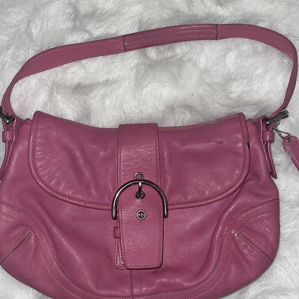 Pink Coach purse vintage